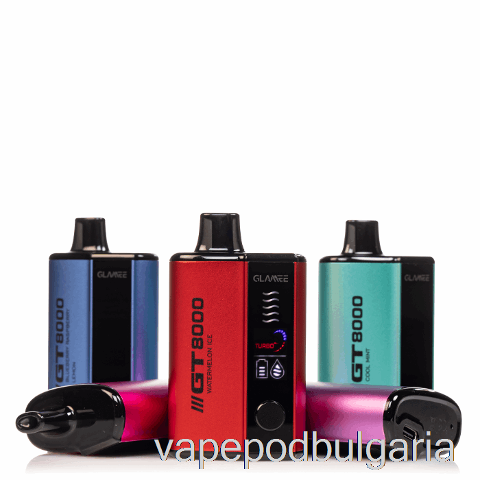 Vape 10000 Дръпки Glamee Gt8000 Disposable Blueberry Pineapple